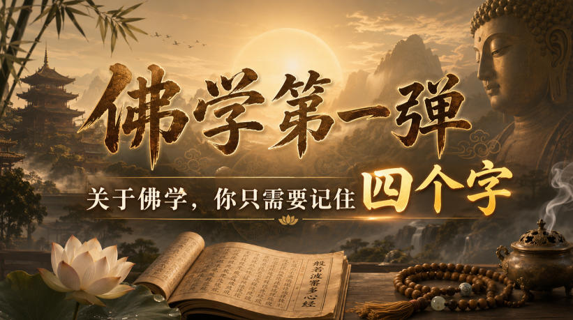 付费文章：佛学第一弹，关于佛学，你只需要记住四个字-选优云网创
