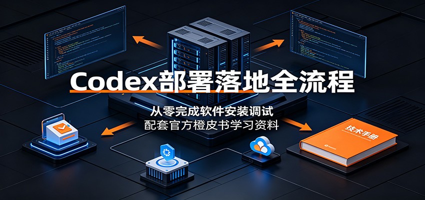 Codex部署落地全流程：从零完成软件安装调试，配套官方橙皮书学习资料-选优云网创