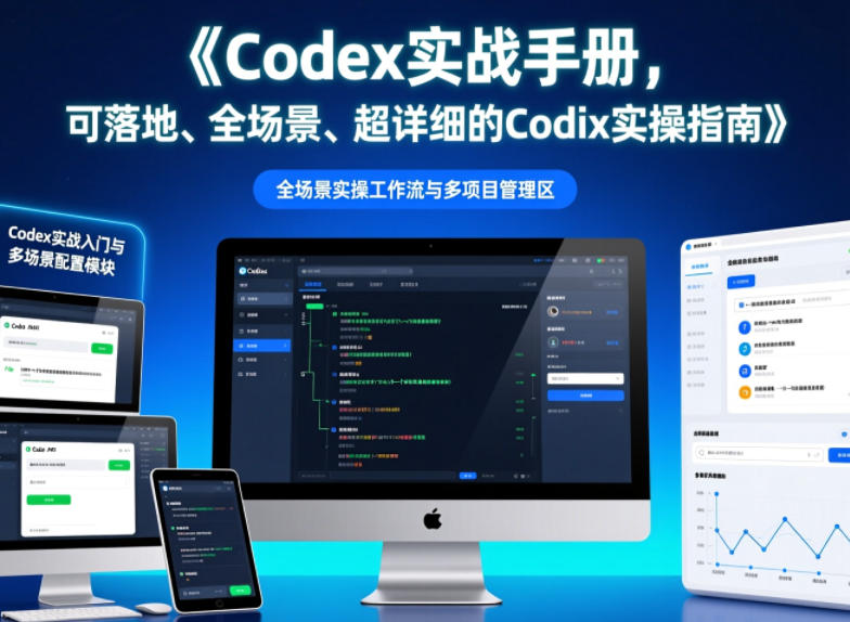 Codex实战手册，可落地、全场景、超详细的Codex实操指南-选优云网创