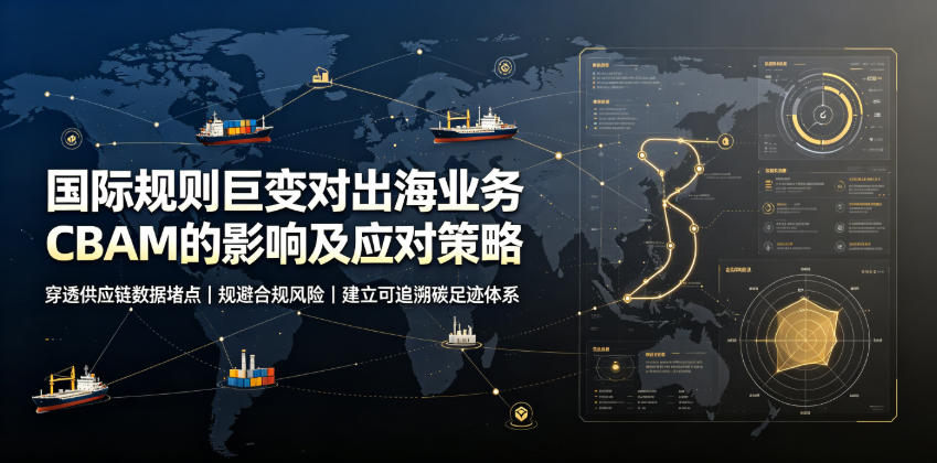 国际规则巨变对出海业务CBAM的影响及应对策略，帮助企业穿透供应链数据堵点，规避合规风险-选优云网创