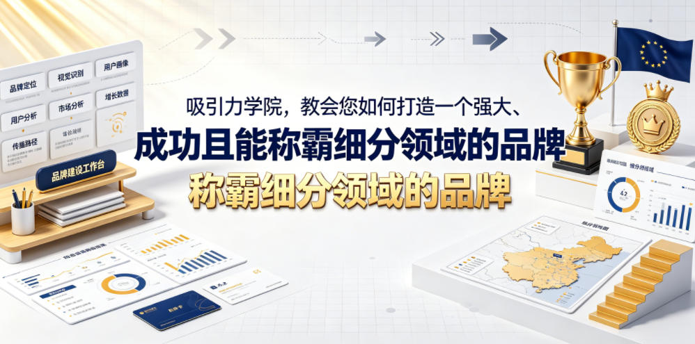 吸引力学院，教会您如何打造一个强大、成功且能称霸细分领域的品牌！【原创双语字幕】-选优云网创