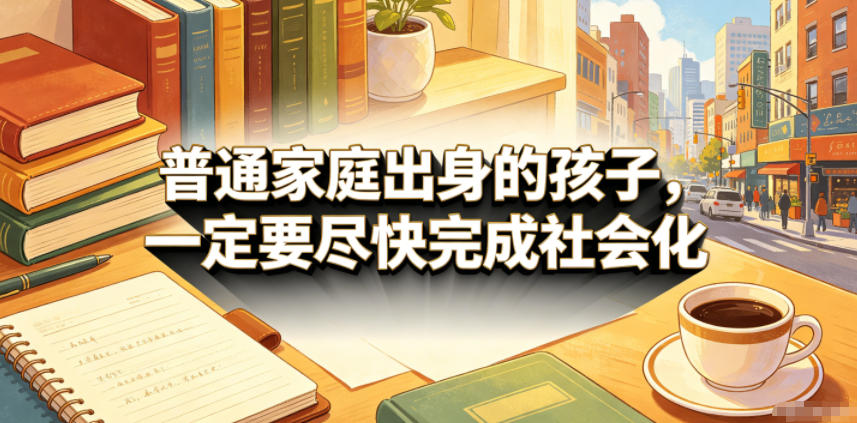 付费文章：普通家庭出身的孩子，一定要尽快完成社会化-选优云网创