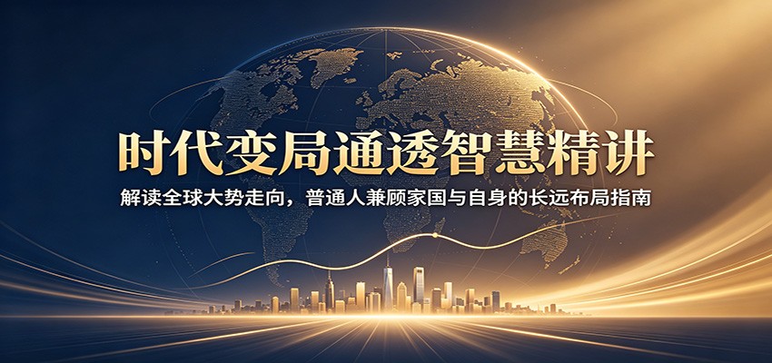时代变局通透智慧精讲：解读全球大势走向，普通人兼顾家国与自身的长远布局指南-选优云网创