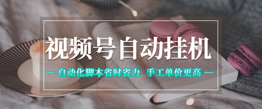 视频号自动挂G项目，自动化脚本省时省力，手工单价更高，日入300+全网最稳【揭秘】-选优云网创