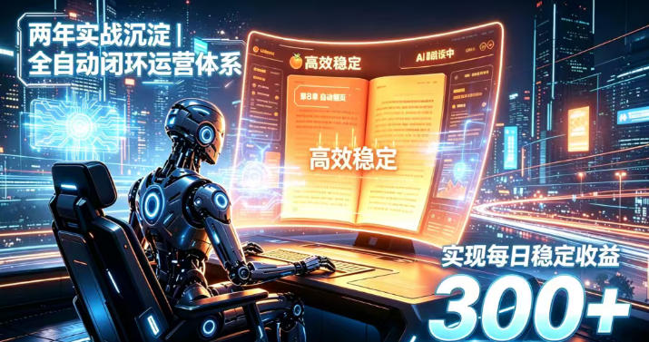 两年实战沉淀｜全自动闭环运营体系，实现每日稳定收益300+【揭秘】-选优云网创
