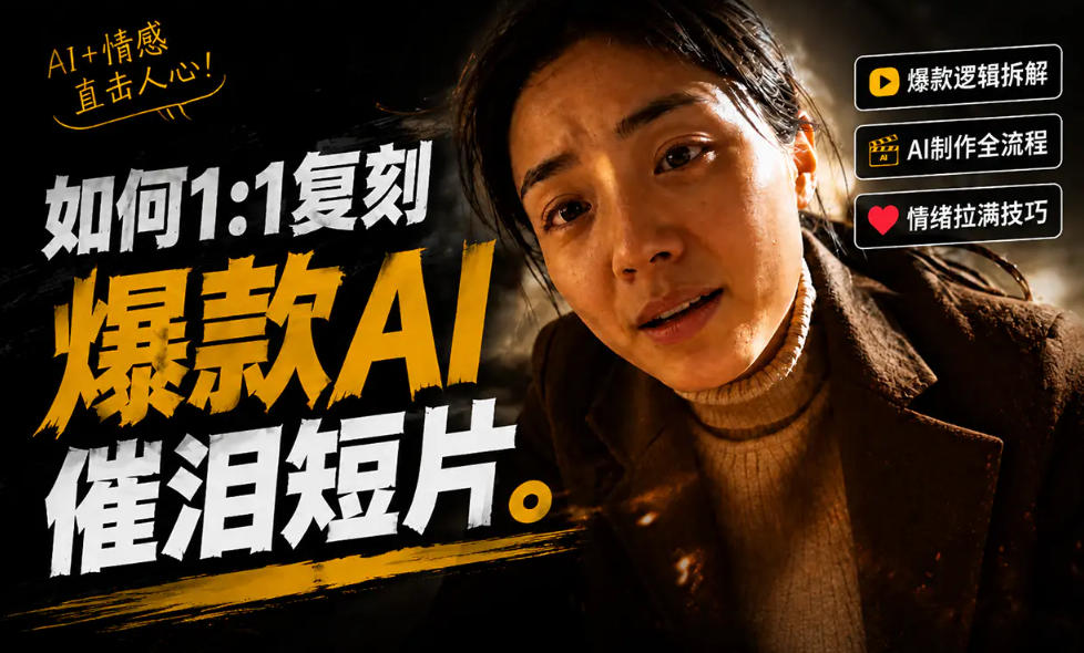 豆包+Gemini生成真人AI短剧-拆解复刻百万爆款第一人称短片，一站式讲透爆款复刻全流程-选优云网创