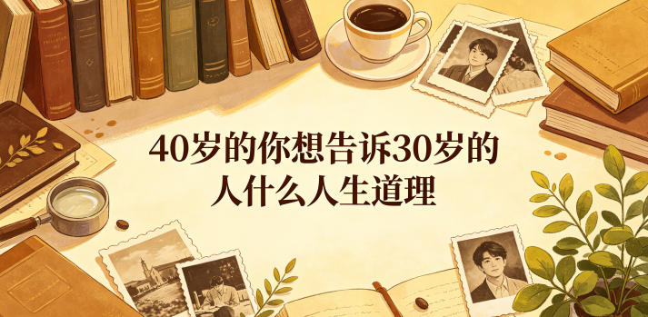 公众号付费文章：40岁的你想告诉30岁的人什么人生道理？-选优云网创