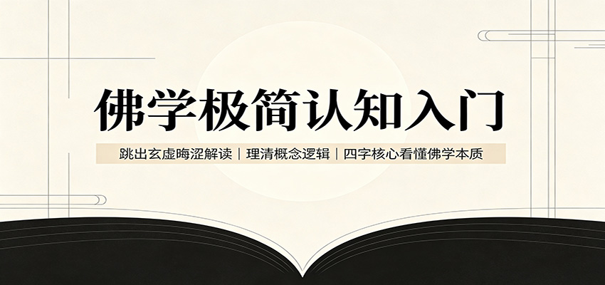 佛学极简认知入门：跳出玄虚晦涩解读，理清概念逻辑，四字核心看懂佛学本质-选优云网创